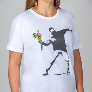 EMBROIDERY T-SHIRT-Flower Thrower